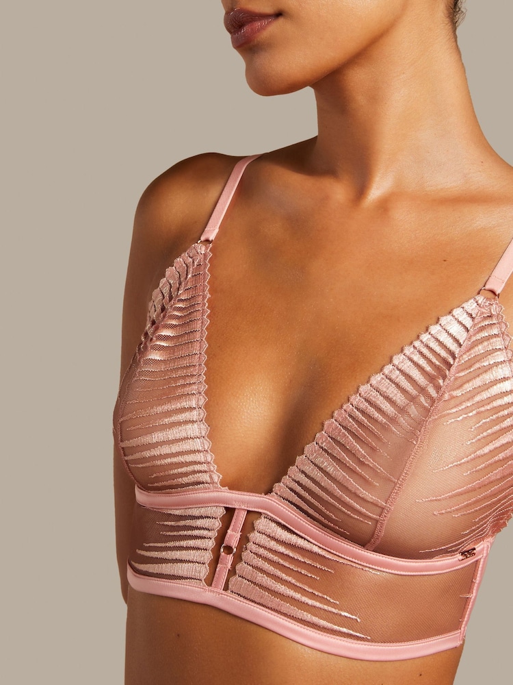Hunkemoller Pink Alice Bralette - Image 2 of 5