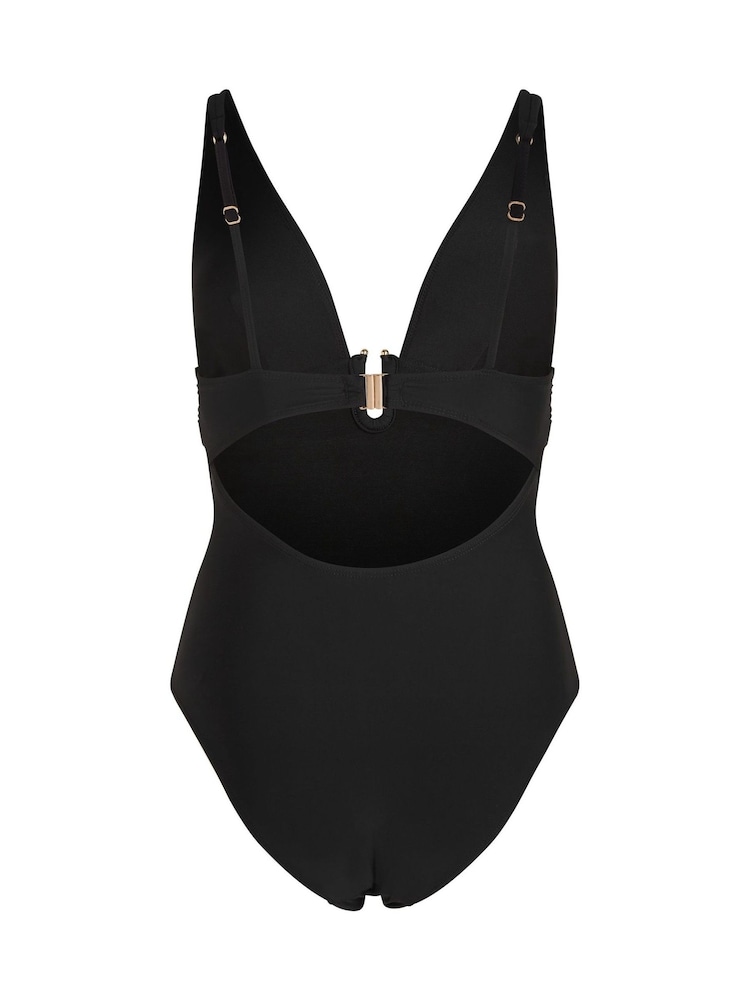Hunkemoller Luna Shaping Black Swimsuit - Image 5 of 5