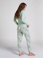 Hunkemöller Green Long-Sleeved Pyjama Top - Image 2 of 5
