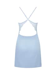 Hunkemöller Blue Jersey Slip Dress - Image 5 of 5
