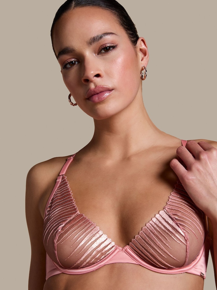 Hunkemöller Pink Alice Non-Padded Underwired Bra - Imagen 1 de 5