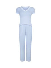 Hunkemöller Nanna Jersey Black Pyjamas Set - Image 2 of 2