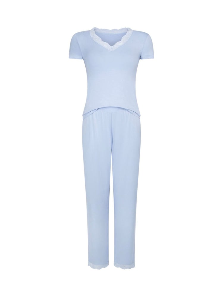 Hunkemöller Nanna Jersey Black Pyjamas Set - Image 2 of 2