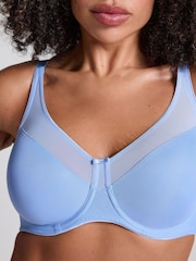 Hunkemöller Blue Nina Non Padded Underwired Minimizer Bra - Image 2 of 4