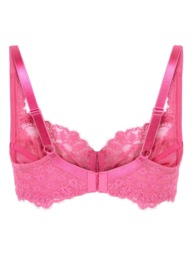 Pink - Hunkemoller Daisy Non-Padded Pink Underwired Bra - Bild 5 von 5