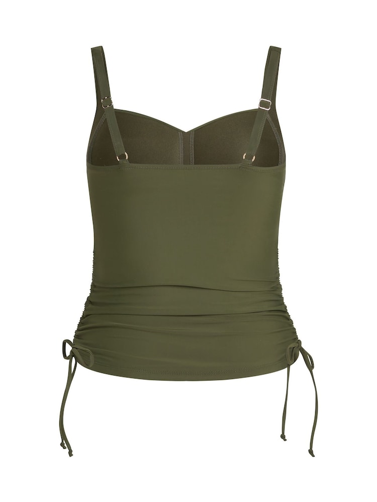 Hunkemoller Luna Shaping Green Tankini - Image 5 of 5
