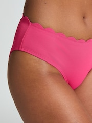 Hunkemoller Scallop Rio Pink Bikini Bottoms - Image 3 of 5