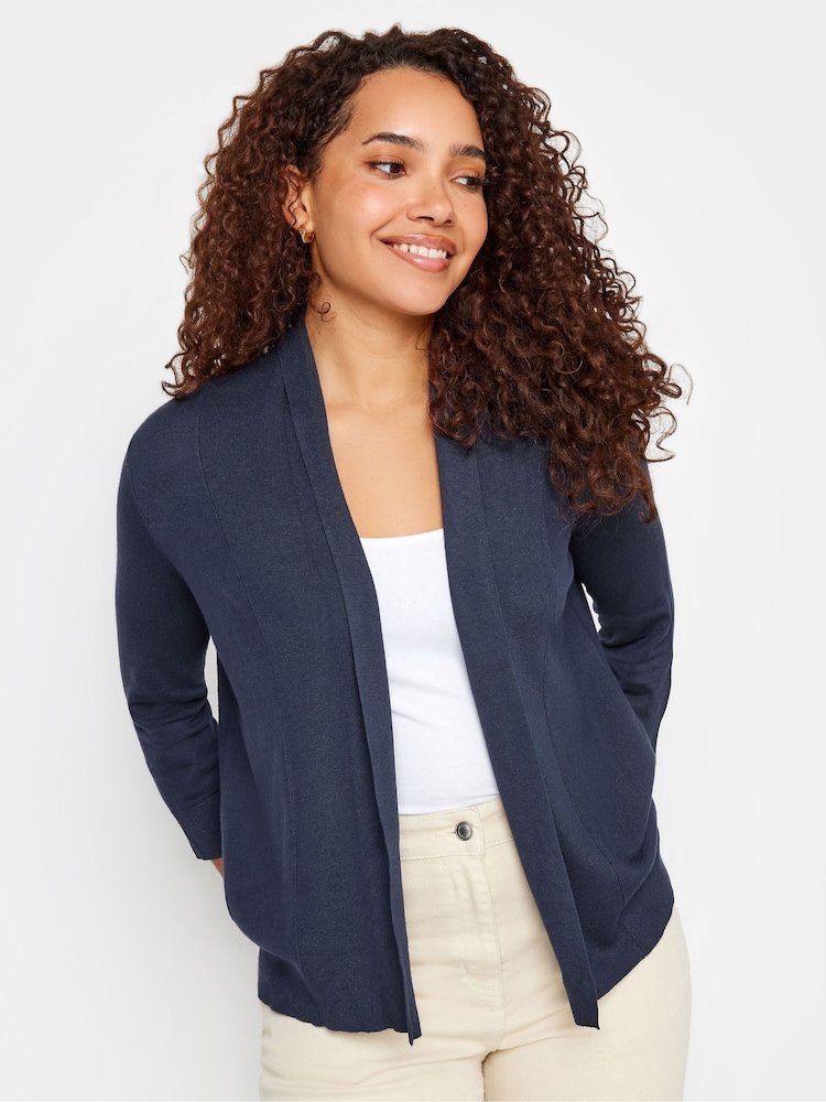 M&Co Blue Shawl Collar Cardigan - Image 1 of 4