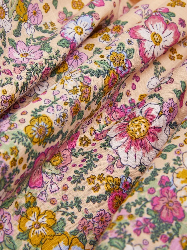 Frilly Floral Cotton Dress - Image 4 of 4