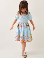 Floral Bunny Short Sleeve Dress - Image 1 of 4