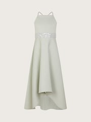 Monsoon Green Strappy Sequin High Low Prom Dress - Image 1 of 3