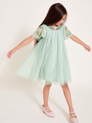 Monsoon Evi Embellished Tulle Swing Dress - Image 1 of 5