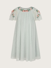 Monsoon Evi Embellished Tulle Swing Dress - Image 4 of 5