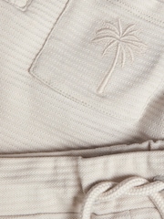 Monsoon Natural Jersey Polo Shirt and Shorts Set - Image 3 of 3