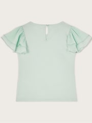 Monsoon Sequin Unicorn Frilly T-Shirt - Image 3 of 4