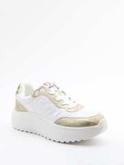 Heavenly Feet White Peace Trainers - Image 3 of 6