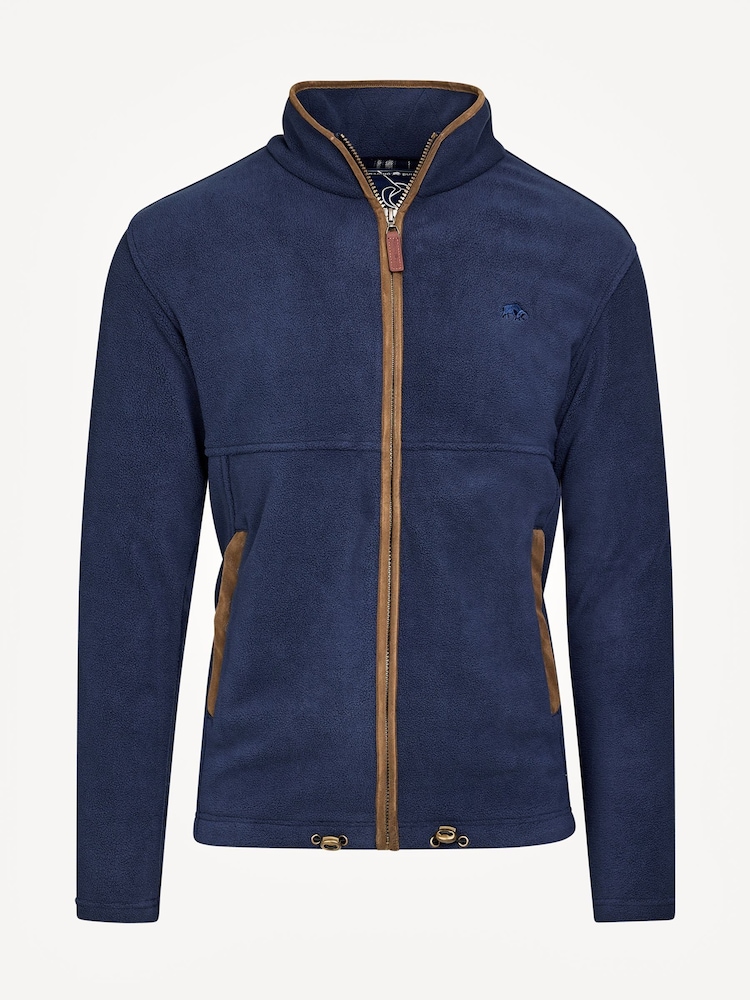 Raging Bull Blue Classic Fleece Zip Through Jacket - Image 2 of 2