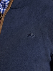 Raging Bull Green Fleece Zip Through Jacket - Image 4 of 7