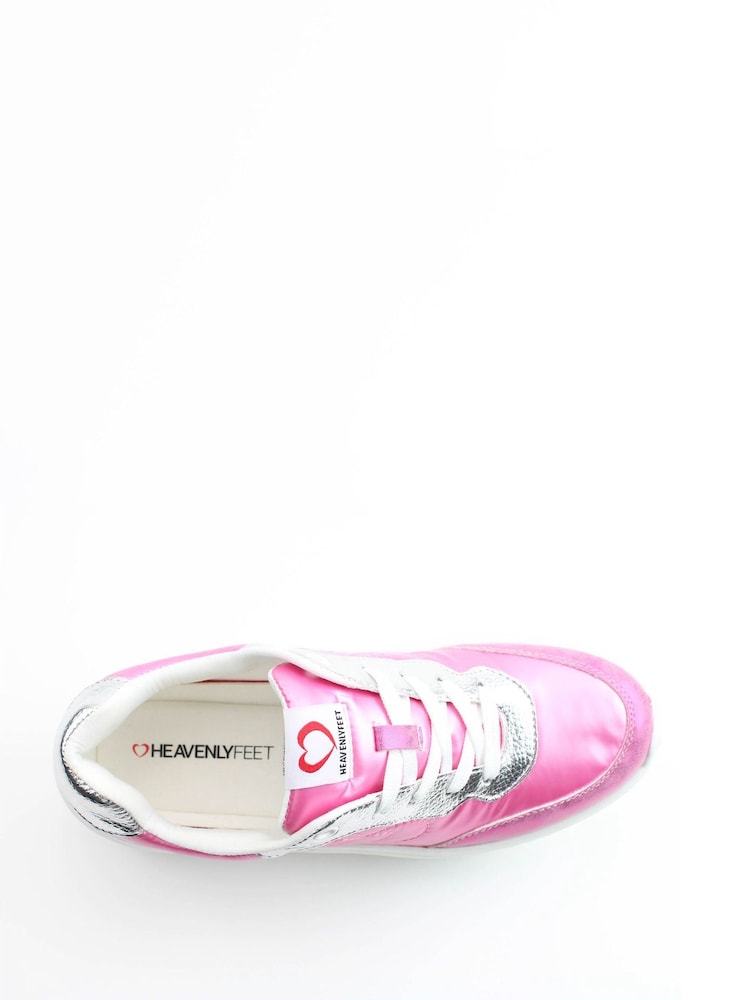 Heavenly Feet Pink Peace Trainers - Image 6 of 6
