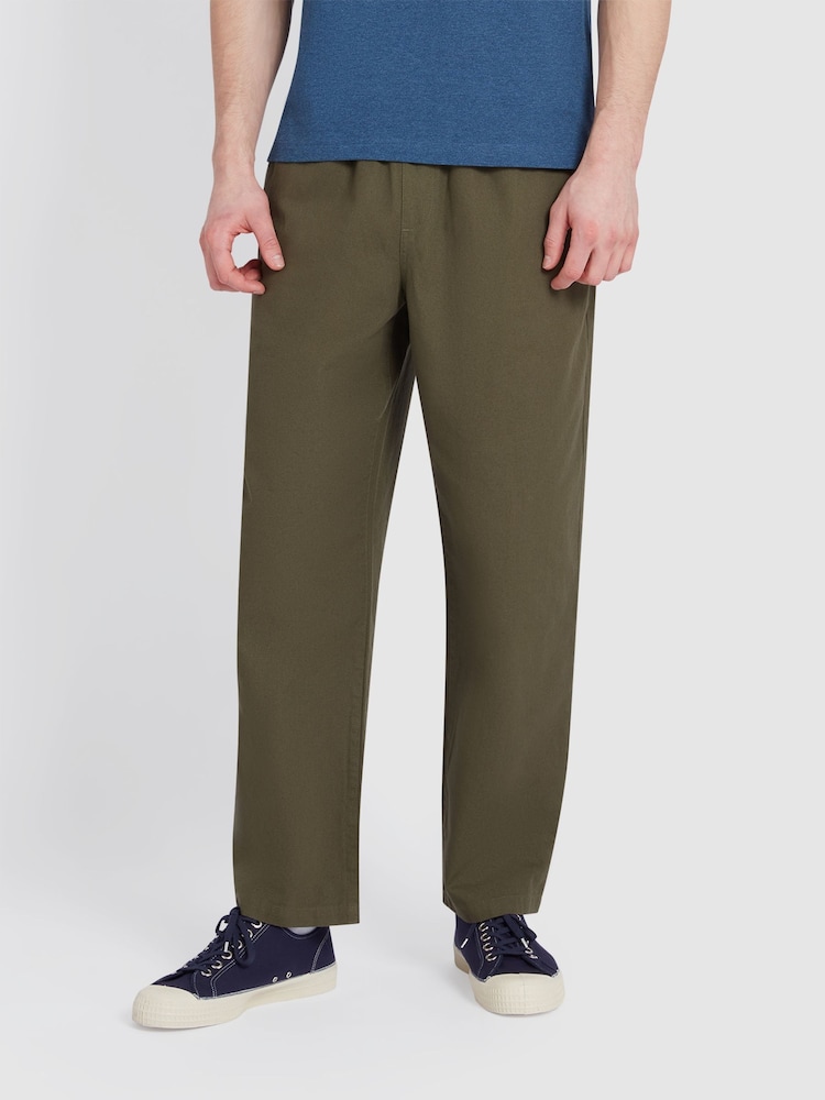 Farah Green Port Drawstring Trousers - Image 1 of 1