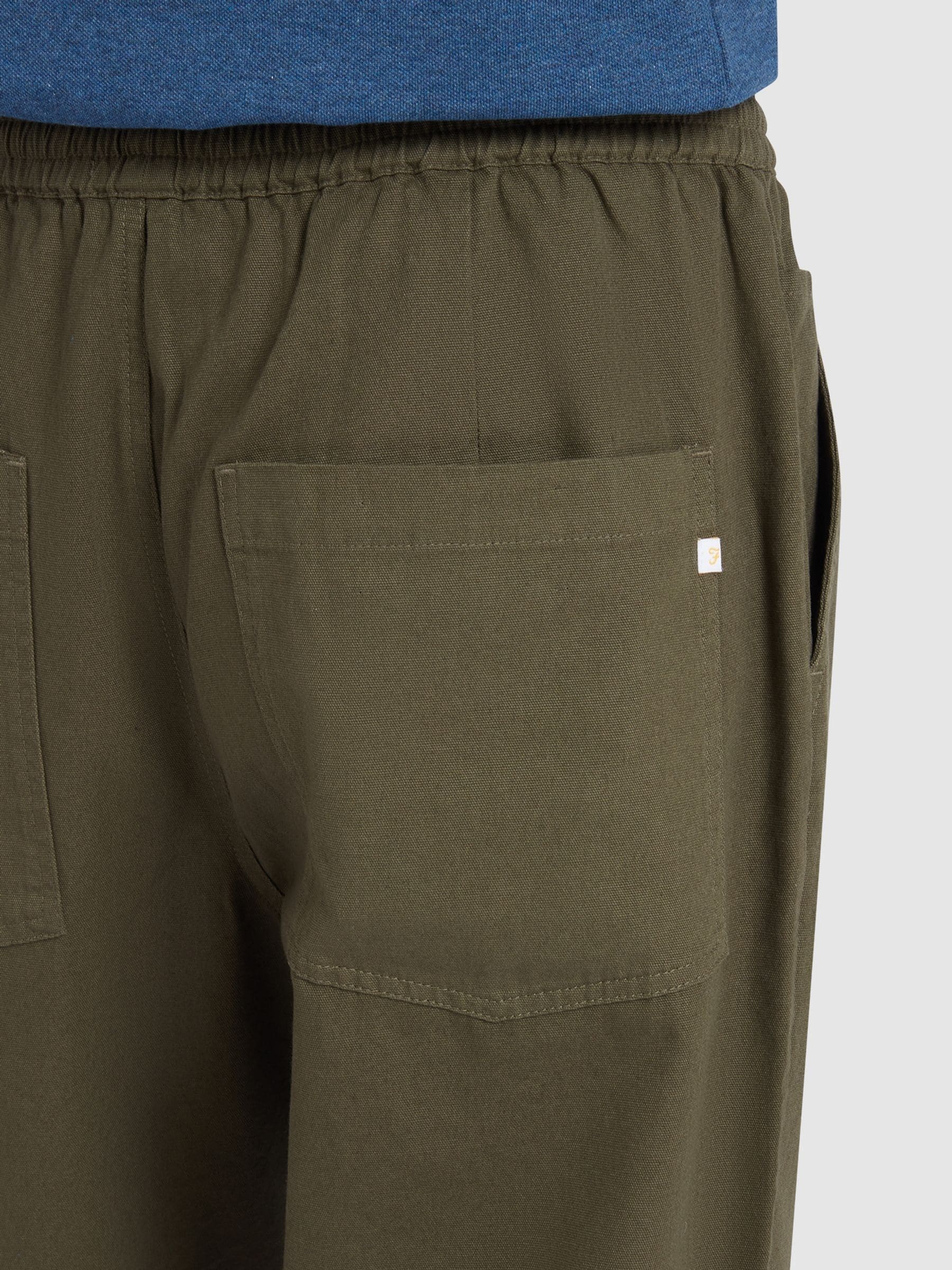 Buy Farah Green Port Drawstring Trousers from the Next UK online shop