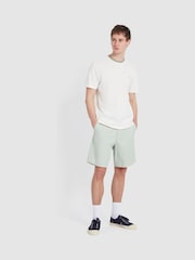 Farah Green 100% Cotton Sepel Twill Shorts - Image 3 of 5