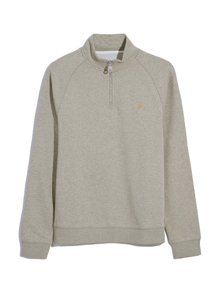 Farah Jim Quarter Zip Sweatshirt - Image 5 of 5