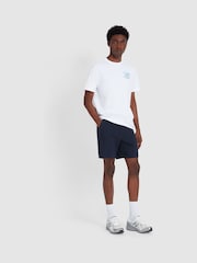 Farah Limscott 100% Cotton Graphic Short Sleeve White T-Shirt - Image 2 of 7