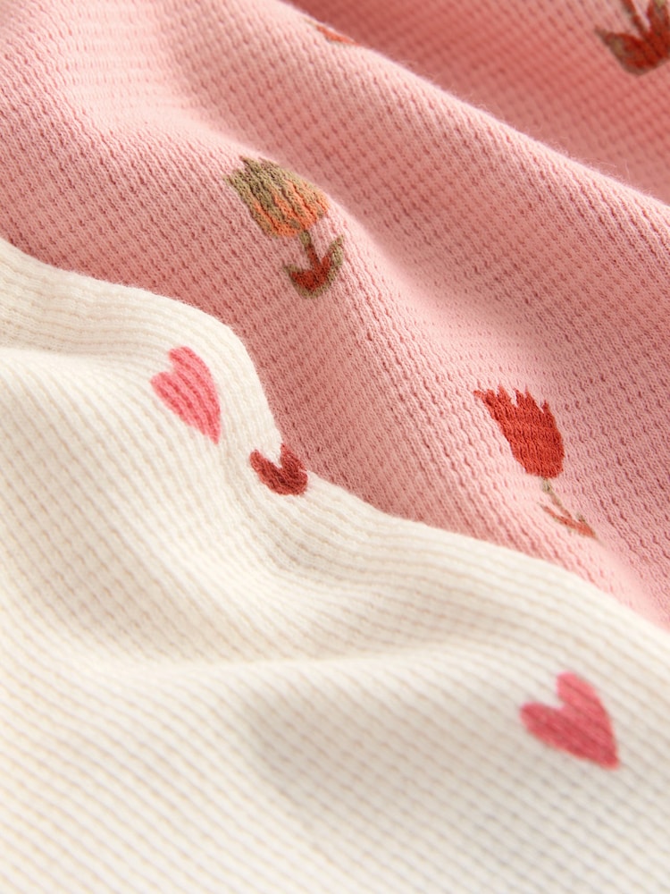 Ditsy Floral Print Snuggle Pyjamas 2 Pack (9mths-12yrs) - Image 10 of 10