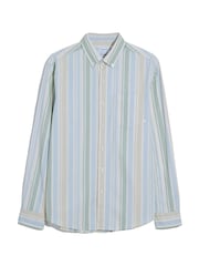 Farah Natural 100% Cotton Steen Striped Long Sleeve Shirt - Image 5 of 5