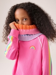 Regenbogenstreifen in Pastell - Little Bird by Jools Oliver Knitted Snood - Bild 1 von 6