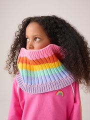 Regenbogenstreifen in Pastell - Little Bird by Jools Oliver Knitted Snood - Bild 3 von 6