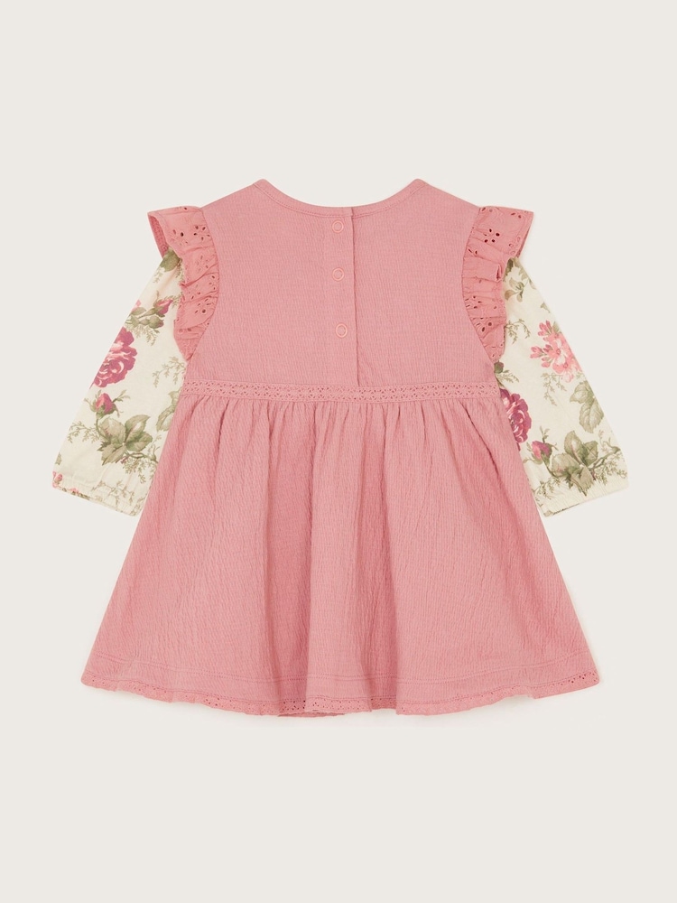 Newborn Betsy Floral Top and Pinafore Dress Set - Image 2 of 3 Newborn Betsy Floral Top and Pinafore Dress Set - Image 2 of 3