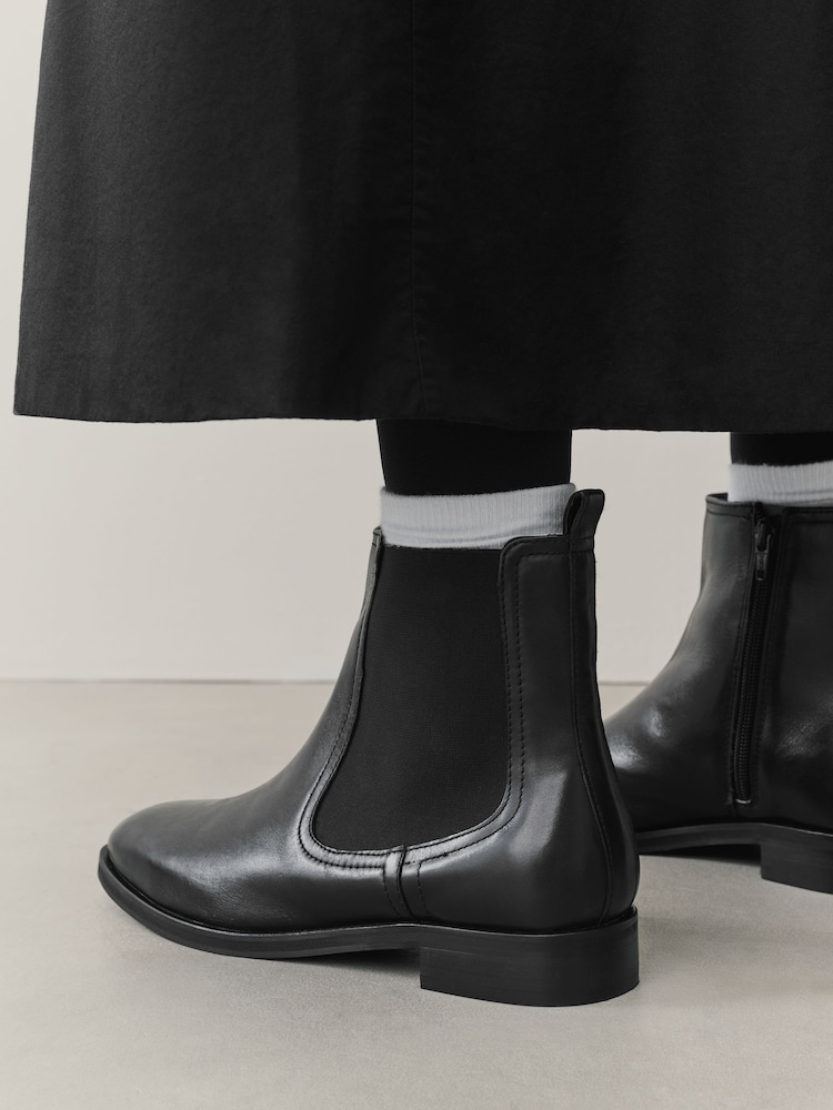 Cuero negro - Botines Chelsea de Forever Comfort® - Imagen 2 de 9