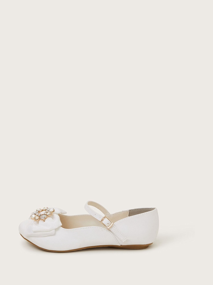 Accessorize Diamante Bow Strap Ballet Flats - Imagen 3 de 3 Accessorize Diamante Bow Strap Ballet Flats - Imagen 3 de 3