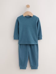 Blau/Marine/Grau - Relaxed Fit Pyjamas im 3er-Pack (9 Monate bis 12 Jahre) - Bild 2 von 7