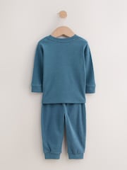 Blau/Marine/Grau - Relaxed Fit Pyjamas im 3er-Pack (9 Monate bis 12 Jahre) - Bild 3 von 7