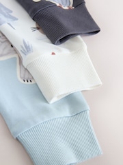 Blue/Ecru Animal - Pack de 3 pijamas abrigados (9meses -8años) - Imagen 8 de 8