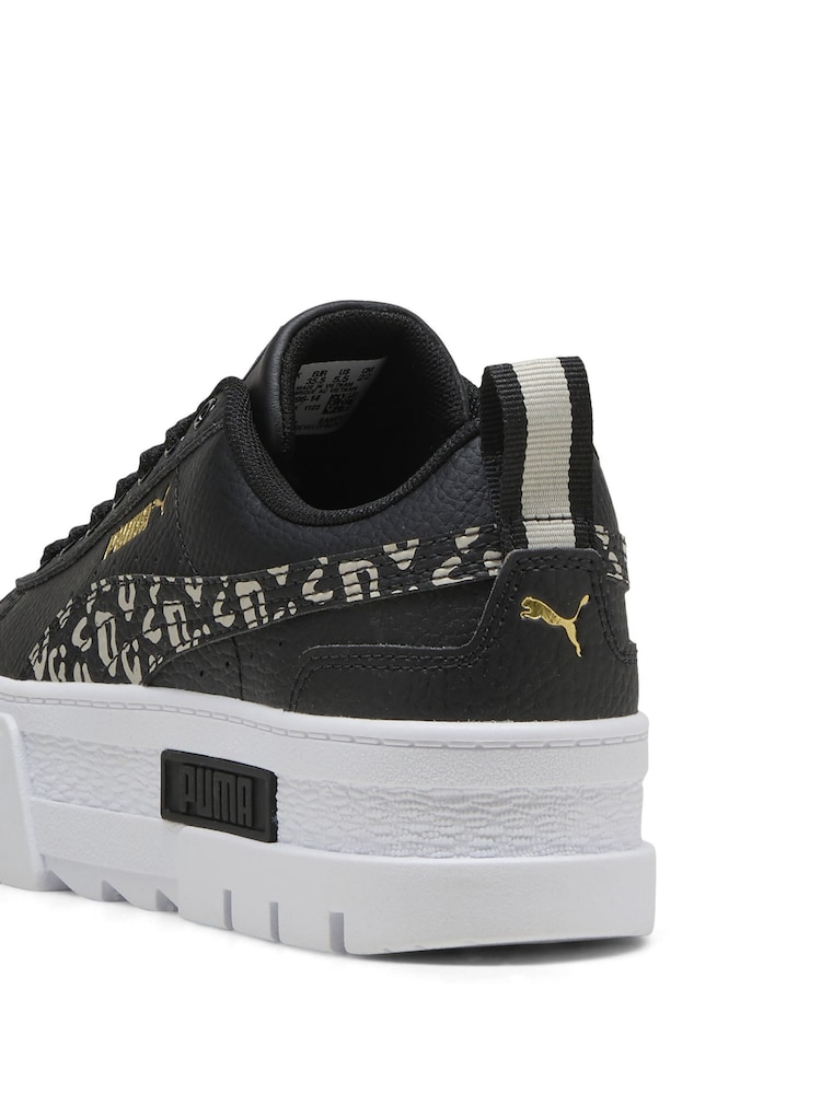Puma Black Youth Mayze Wild Trainers - Image 6 of 6 Puma Black Youth Mayze Wild Trainers - Image 6 of 6