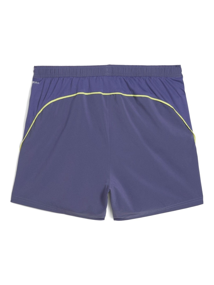 Puma Blue Mens Velocity 5" Running Shorts - Image 6 of 6