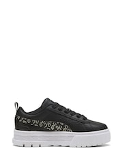 Puma Black Girls Kids Mayze Wild Sneakers - Image 1 of 6