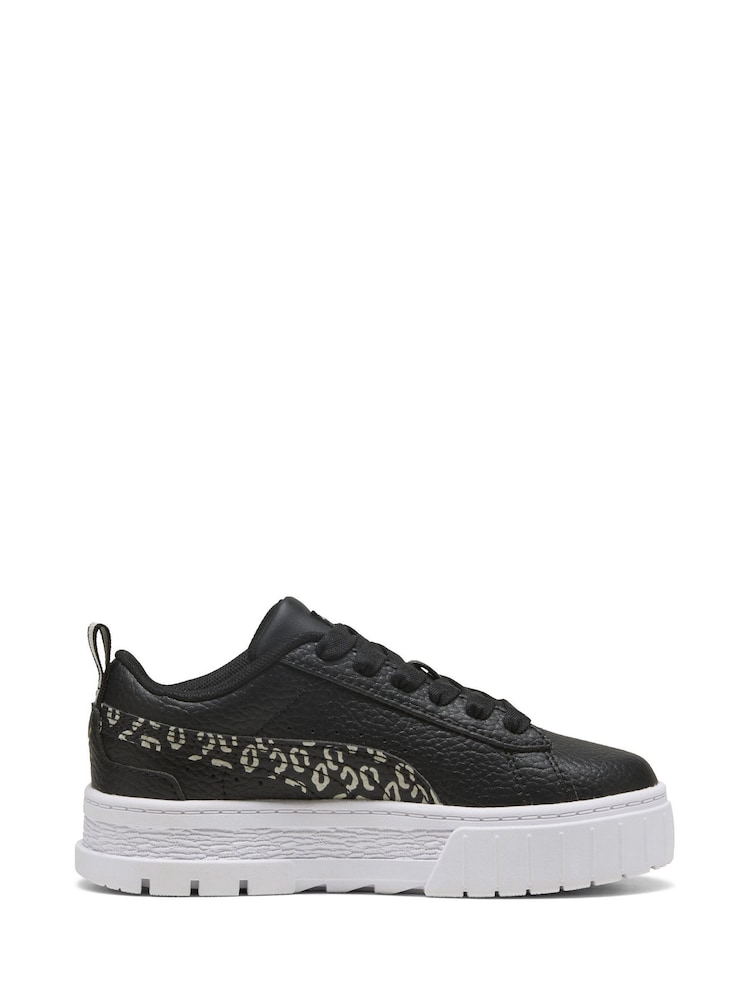 Puma Black Girls Kids Mayze Wild Sneakers - Image 1 of 6