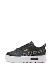 Puma Black Girls Kids Mayze Wild Sneakers - Image 2 of 6