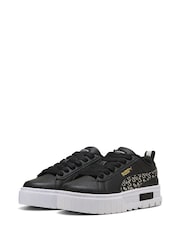 Puma Black Girls Kids Mayze Wild Sneakers - Image 3 of 6
