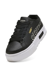 Puma Black Girls Kids Mayze Wild Sneakers - Image 4 of 6