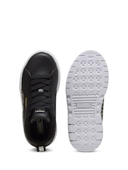 Puma Black Girls Kids Mayze Wild Sneakers - Image 5 of 6