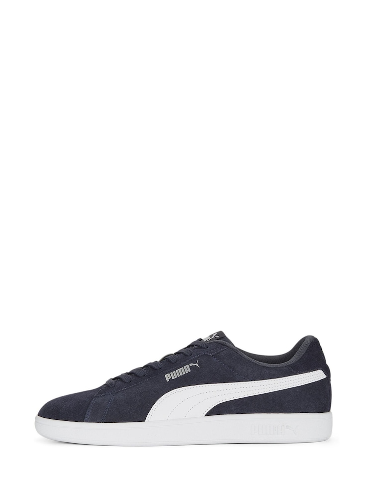 Puma Blue Mens Smash 3.0 Trainers - Image 2 of 6