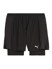 Puma Black Mens Velocity 2-in-1 Running Shorts - Image 5 of 6