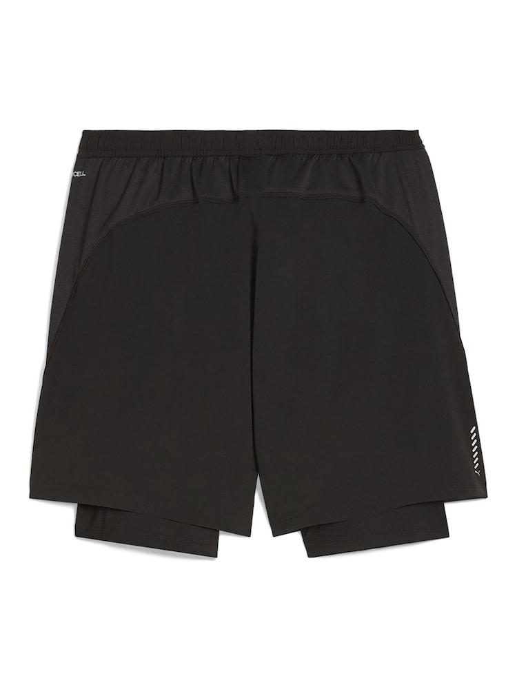 Puma Black Mens Velocity 2-in-1 Running Shorts - Image 6 of 6