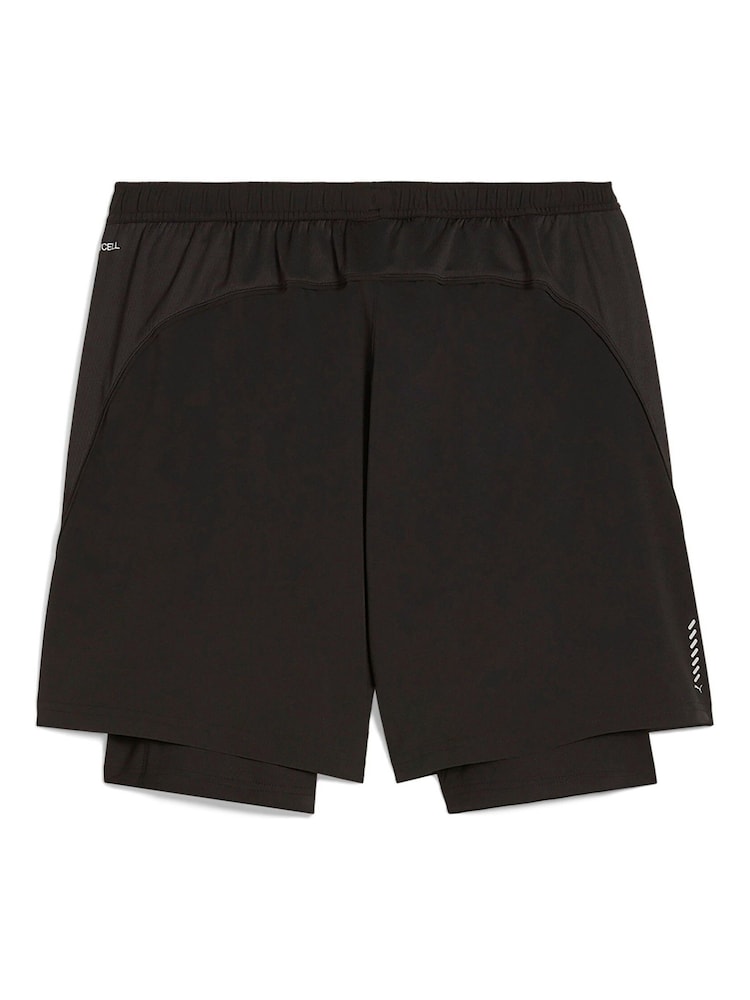 Schwarz - Puma Mens Velocity 2-in-1 Running Shorts - Bild 7 von 7